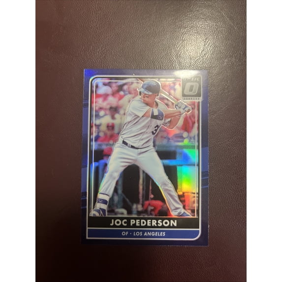 2016 Panini Donruss Optic Joc Pederson #128 Purple Parallel/Variety Base Set