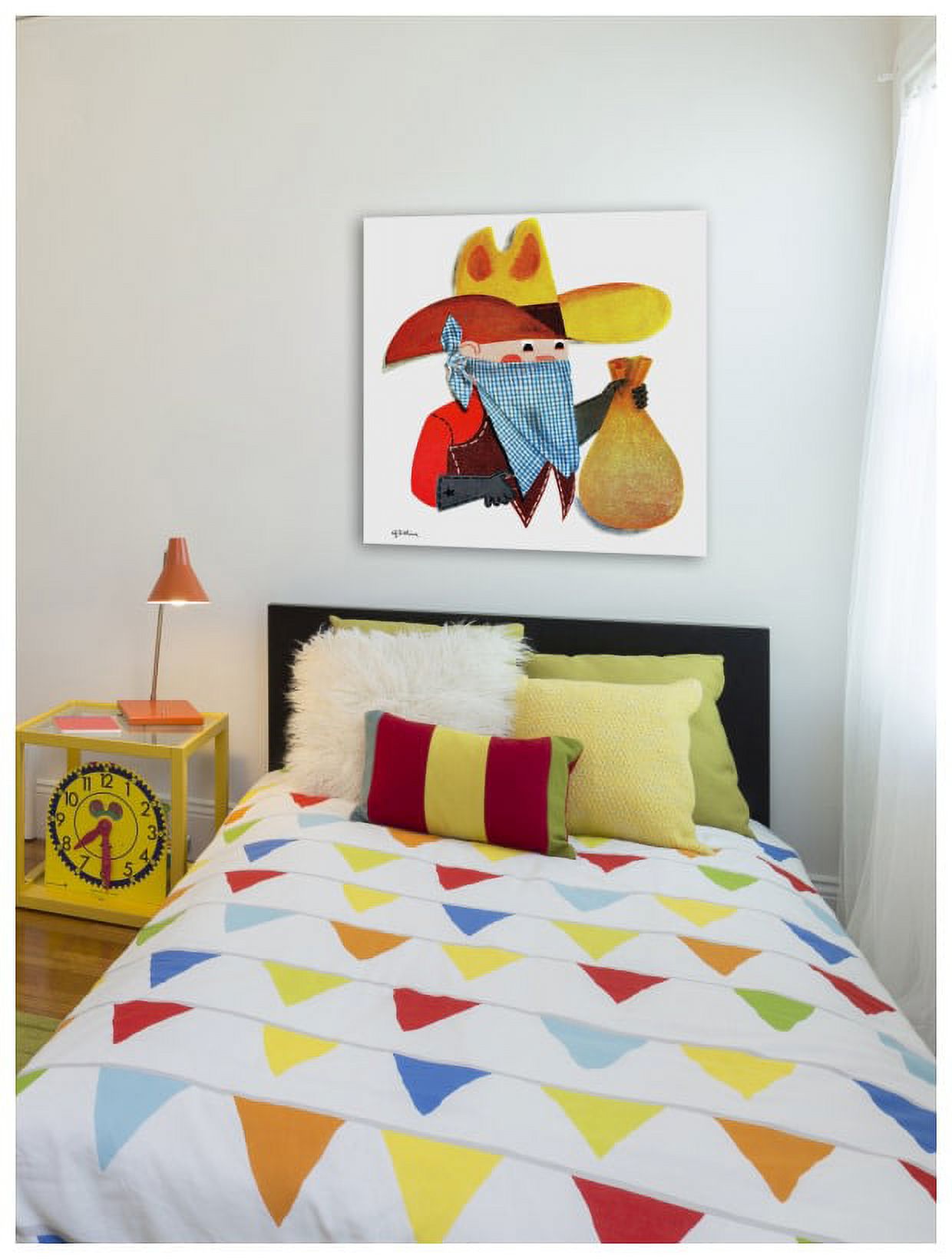 Marmont Hill "Cowboy" by Curtis Painting Print on Canvas