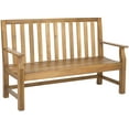 thumbnail image 3 of Indaka Indoor/Outdoor Contemporary Acacia Bench, 3 of 6
