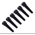 thumbnail image 2 of 6Pcs Fixed Guitar Bridge Pin Wooden Guitar Bridge Pin Replacement Acoustics Guitar Easy To Use, 2 of 6