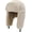 Beige, variant on Winter Unisex Ear Flap Russian Ushanka Hat Faux Trapper Trooper Hats with Earmuffs for Men Women