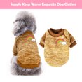 thumbnail image 3 of Methold Ropa para perros, chaleco para cachorros, sin hebillas, varios tamaños, ropa para cachorros, camisa, disfraces, atuendo, camisetas elásticas Ropa para mascotas Caqui S Methold PT003804-73B, 3 of 6