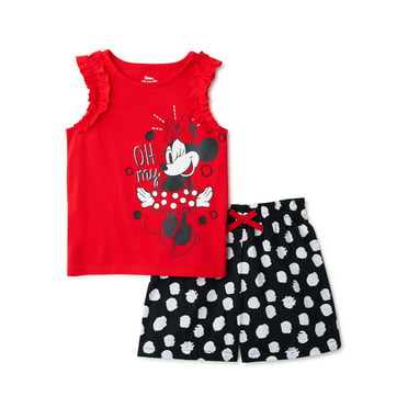 Minnie Mouse Toddler Girl's Plush A-Line Slippers CH87741H - Walmart.com