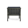 thumbnail image 6 of Noble House Sunview Outdoor Rustic Recliner Rocking Chair w/ Table Teak, 6 of 16