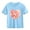 Blue, variant on Girl Graphic Shirts Tops Girls Short T-Shirts Sleeve Cotton Pullover White Size 4 Years