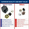 thumbnail image 6 of Whole Parts Refrigerator Compressor Start Relay and Overload Kit Part# 5304499966 - Replacement & Compatible with Some Crosley, Electrolux, Frigidaire, Gibson, Kenmore, Tappan Refrigerators, 6 of 6