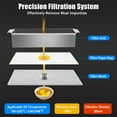 thumbnail image 5 of 55 L /14.5 Gal Fryer Filter Machine 550W Stainless Steel Commercial Mobile Oil Filtration System, Oil Pump Flow 32L/min, Deep Fryer Oil Filter Cart for Restaurant Supermarket, 5 of 10