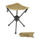 thumbnail image 3 of Taburete giratorio para acampar, taburete trípode plegable, silla portátil con bolsa de almacenamiento para senderismo, playa, caminatas, conciertos, Caqui, 3 of 8