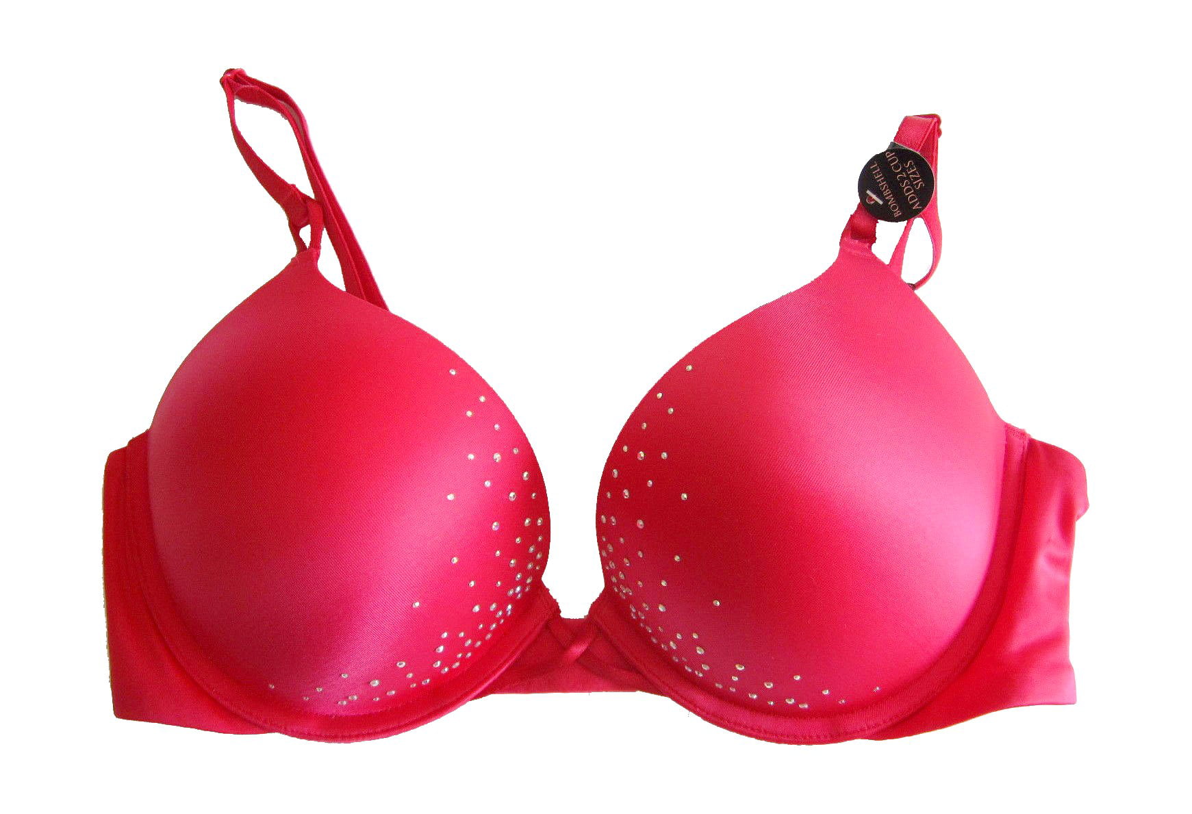 Buy Victoria's Secret Bombshell Miraculous Plunge Push-up Add 2 Cups Bra  PurBlk 34D Online at desertcartKUWAIT