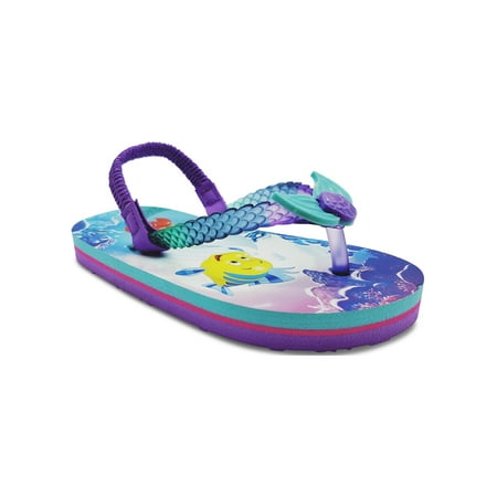 

Little Mermaid Toddler Girls Flip Flops Sizes 5/6 - 11/12