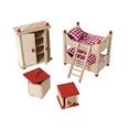 thumbnail image 2 of Wooden Dollhouse Furniture Set, 2 of 2