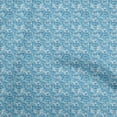 thumbnail image 1 of oneOone Cotton Cambric Medium Blue Fabric Asian Tie & Dye With Geometric Fabric For Sewing Printed Craft Fabric By The Yard 42 Inch Wide, 1 of 4