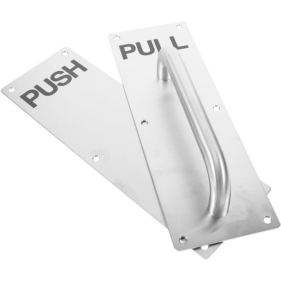 KONTONTY Stainless Steel Door Handle Push Pull, and Strong for Easy Access in Home and Commercial Spaces