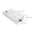 thumbnail image 2 of CHOK Grille Réglable Rotative pour Poisson, Agneau, Poulet, Ailes, Outil, Rôtissoire, Cage et Panier à Poisson pour Grillades en Plein Air et Camping, 2 of 8