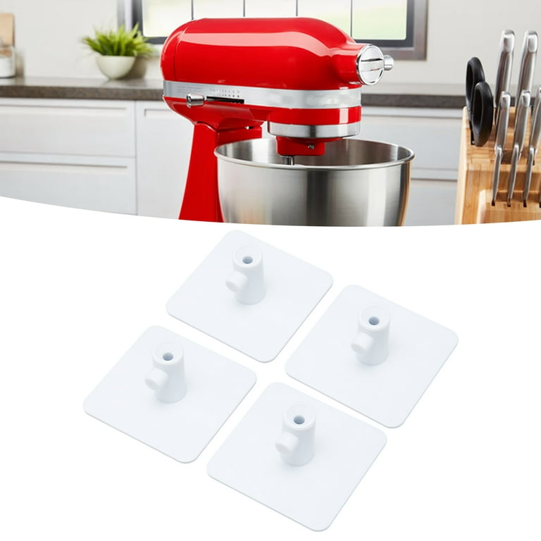 Household Mixers Attachment Holders, Stand Mixer Attachment Holders,  Vertical Hanging Type Quadrate White Mixer Attachments Accessories Holder  For Kitchen 