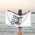 thumbnail image 3 of Déjame en paz, hoy solo estoy hablando con mi caballo, toalla de playa, toallas de baño de microfibra, manta de playa suave para desfiles, natación, yoga, mujeres y hombres, 3 of 4