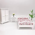 thumbnail image 2 of SHISUYAN Table Miniature Lot de 1 Mini Table de Chevet Maison 6.60X5.30X4.10Cm Blanc pour Décoration Intérieure, 2 of 8