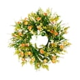 thumbnail image 3 of Corona de Texas para primavera y verano, para la puerta principal, rama muerta para colgar en la pared, flor simulada, decoración floral inmortal, 3 of 7