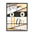 thumbnail image 2 of Stupell Industries Boo Creepy Eyes Peeking Holiday Painting Gray Framed Art Print Wall Art, 2 of 5