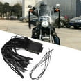 thumbnail image 2 of Motorcycle Tassel Handlebar Grips, PU Leather Material 2Pcs Motorcycle Handle Tassel Easy To Install Durable   For Autocycle For Motorcycles, 2 of 8