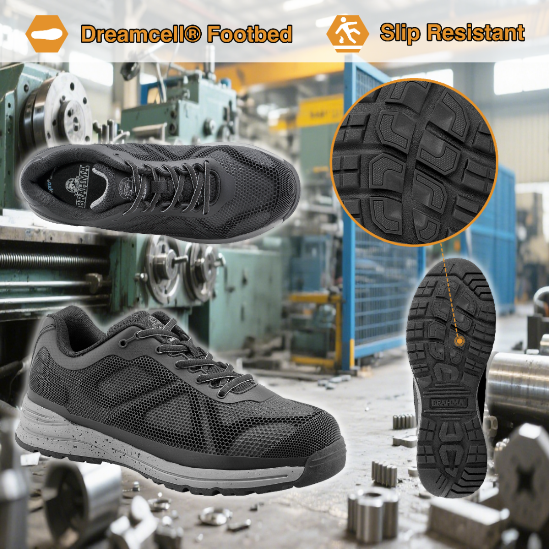 Brahma Men's Kamden Steel Toe Work Shoes photo 2