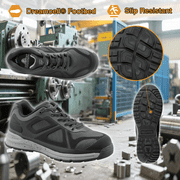 Brahma Mens Kamden Steel Toe Work Shoes