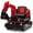 Red, variant on JOYLDIAS Kids 12V Electric 360 Degree Rotating Ride On Excavator and Bulldozer with Track Design Wheels, Remote Control, MP3, Toolbox (Red)