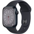 thumbnail image 1 of Remis à Neuf Apple Watch Gen 8 Series 8 41mm Aluminium Minuit - Bracelet Sport Minuit MNP53VC/A, 1 of 2
