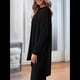 thumbnail image 5 of Conjuntos de Dos Piezas para Mujer, Camisetas de Larga A Juego, Pantalones Anchos y Chándales, Ropa de Otoño. Negro XL, 5 of 9