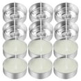 thumbnail image 1 of 1 Set Aluminum Tea Lights Cups Small Candles Containers Candles Jars with Candles Wicks, 1 of 8