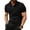843#Black, variant on Men's Polo Shirts 3 Buttons Casual Work T Shirts Quick Dry Short Sleeve Golf Shirt Pique Jersey Outdoor Performance Brown M
