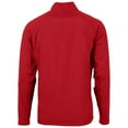 thumbnail image 3 of Men's Cutter & Buck Red Ole Miss Rebels Adapt Eco Knit Hybrid Recycled Full-Zip Jacket, 3 of 3
