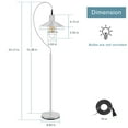 thumbnail image 2 of Home Lantern 53" Industrial Nautical Floor Lamp Hanging Lampshade Design, 2 of 7
