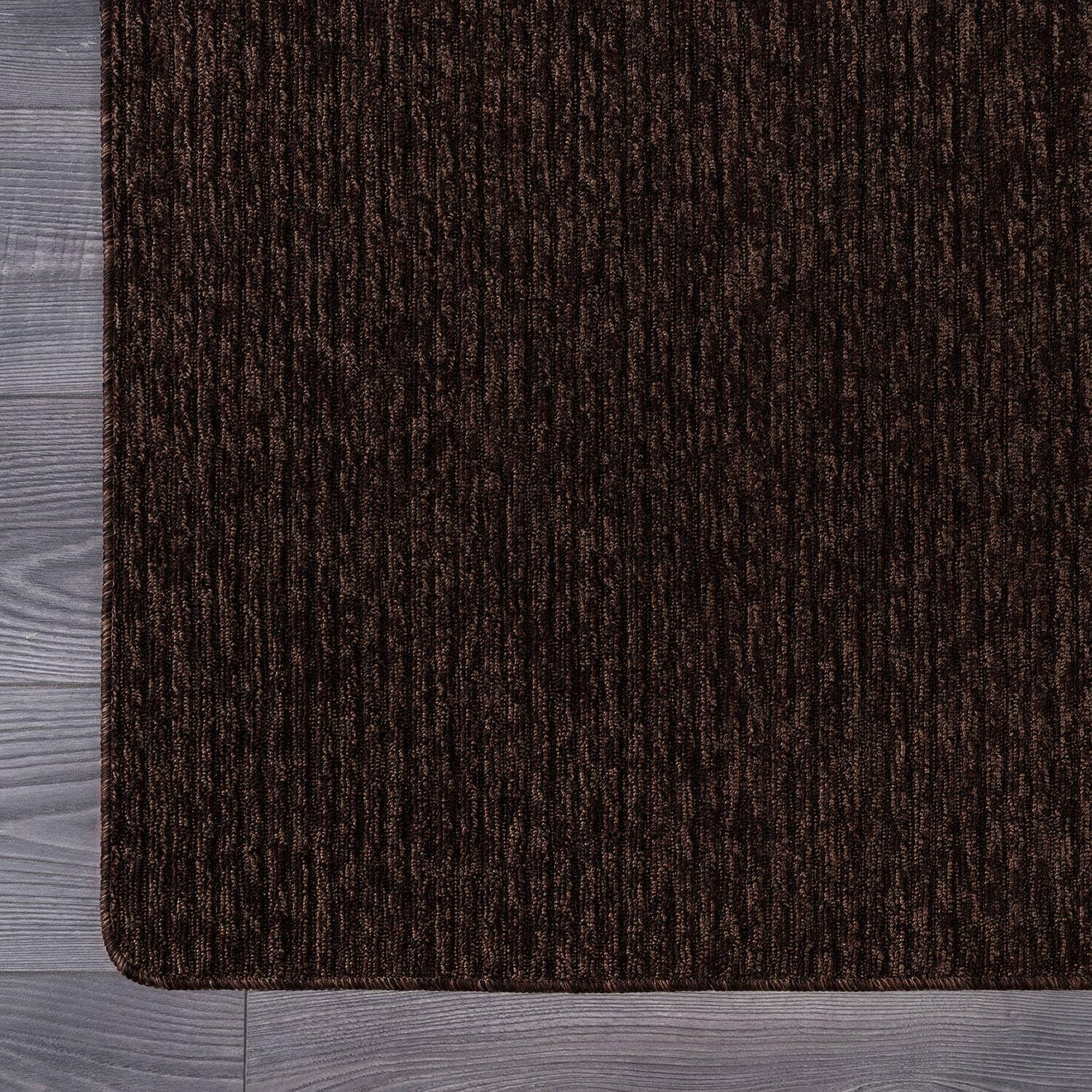 Beverly Rug Non-Slip Machine Washable 3 x 3 Brown Indoor Area Rugs