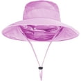 thumbnail image 2 of Sun Hats for Men Women Fishing Hat UPF 50+ Breathable Wide Brim Bucket Hats Summer UV Protection Safari Hat with Neck Flap, 2 of 5