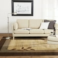 thumbnail image 5 of Home Dynamix Royalty Clover Contemporary Geometric Border Indoor Area Rug, Brown/Blue, 43"x62", 5 of 6