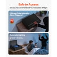 thumbnail image 4 of KFFKFF Gun Safe, Heavy Duty Handgun Safe with Fingerprint/Password/Key, 3-Way Quick Access Firearm Case Box with Lighting, 4 of 9
