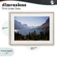 thumbnail image 4 of Stupell Industries Cottage Cliffs Overlooking Lake Birch Framed Print Under Glass, 23 x 17, by Carol Robinson, 4 of 8
