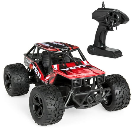 Best Choice Products Kids 1:20 Scale 2.4GHz High Speed 25kmh Remote Control Monster Truck w/ 2WD - (Best Remote Control Monster Truck For Child)