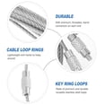 thumbnail image 3 of WEUVEB 10Ud Llaveros De Cable De Inoxidable Reutilizables Para Colgar Accesorios, 3 of 7