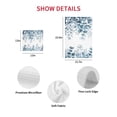 thumbnail image 7 of Blue Green Eucalyptus Leaves Kitchen Dish Towels for Drying Dishes Set of 2, Spring Summer Botanical Waffle Weave Microfiber Hand Tea Bathroom Towels Quick Dry & Absorbent Towel 15.7x23.6, 7 of 7