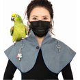 thumbnail image 2 of Voragrl Parrot Shoulder Protector Scratch Resistant Blue Pet Shoulder Pad Diaper Collar Shoulder Stand for Bird, 2 of 5