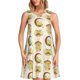 thumbnail image 1 of Fotbe Frogs Vestido de Verano sin Mangas para Mujer – Vestido Midi Línea A, Estilo Camiseta Floral, Vestido Playero Casual y Fluido, 1 of 7