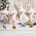 thumbnail image 2 of Christmas Decor Angel Girl Rag Dolls Holiday Decorative Hanging Ornaments Handmade Doll Pendant Home Decorations Kids Plush Toys, 2 of 5