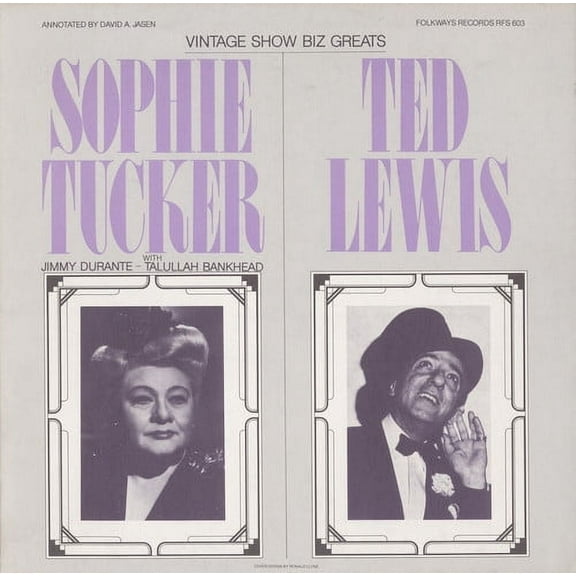 Ted Lewis - Vintage Show Biz Greats - Music & Performance - CD