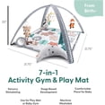 thumbnail image 4 of The Peanutshell Woodland Activity Gym and Baby Play Mat, Baby Gym Activity Center, 7-Piece Count, 4 of 7