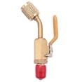 thumbnail image 3 of R410a R134a Brass Shut Valve For A/C Charging Hoses HVAC 1/4inch AC Refrige, 3 of 10