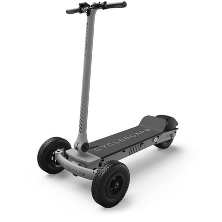 CycleBoard Rover All-Terrain Electric Scooter | 27 MPH, 40 Miles Range, 30% Incline, Powerful and Fast Scooter for Adults - Ghost Grey