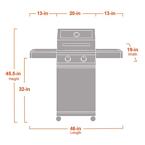 Monument Grills 4-Burner Propane Gas Grill in Stainless with Clear