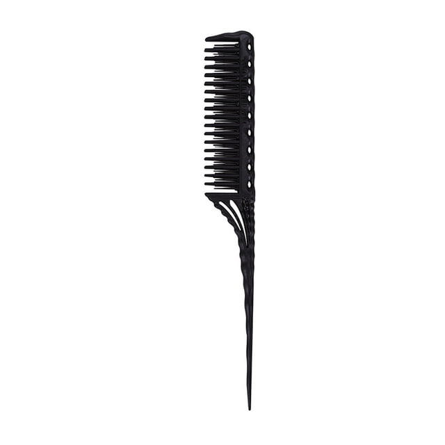 3-Row Teasing Comb Detangling Brush Rat Tail Comb Adding Back Coming Hairdressing Combs